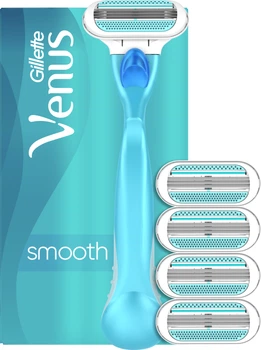 Станок для гоління жіночий Venus Smooth з 5 змінними картриджами (7702018363490)