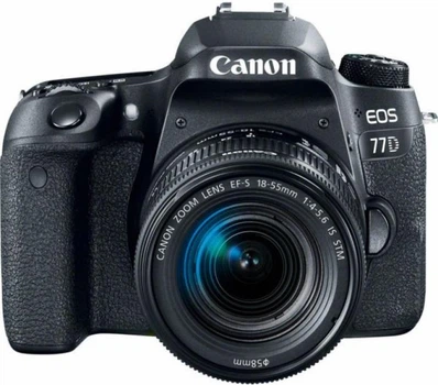 Фотоаппарат Canon EOS 77D kit (18-55mm) EF-S IS STM