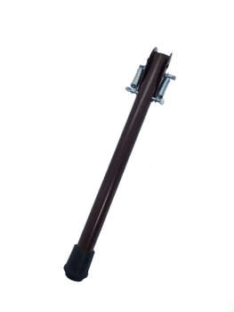 Стопор дверной лапка для фиксации дверей 200х14 мм коричневый