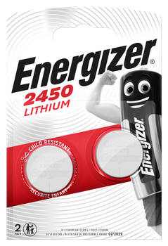 Батарейки Energizer CR2450 Lithium 2 шт. (E300830703)