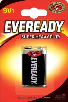 Батарейки Energizer Eveready 9V Super Heavy Duty 1 шт (6352534) (7638900227543)