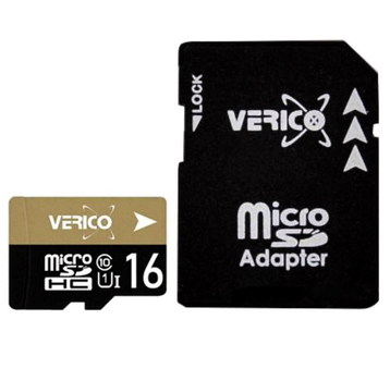 Карта памяти Verico microSDHC SD адаптер 16GB
