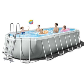 Каркасный бассейн Intex 26798 - 1, 610 x 305 x 122 см (лестница, тент, подстилка)