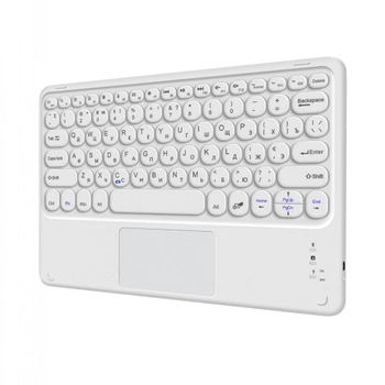 Беспроводная Bluetooth клавиатура AIRON Easy Tap 2 с тачпадом и LED для Smart TV и планшета