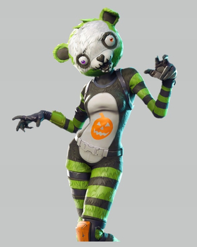 Наклейка для інтер'єру Фортнайт дитяча, стікер Fortnite 70 х 51 см Spooky Team Leader Лідер команди Oracal (L-30)