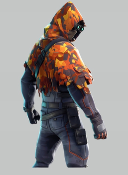 Наклейка для інтер'єру Фортнайт дитяча, стікер Fortnite 70 х 38 см Longshot Розвідник Oracal (L-33)