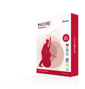 Бумага офисная Mondi Maestro A4 80 г/м² B класс 500 л Standard+