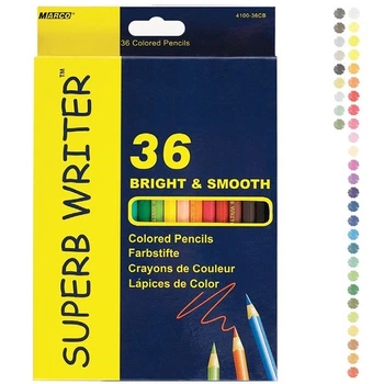 Карандаши Marco Superb Writer шестигранные 36 цветов (4100-36CB)