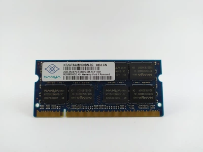 Оперативная память для ноутбука SODIMM Nanya DDR2 2Gb 667MHz PC2-5300S (NT2GT64U8HD0BN-3C) 4551 Б/У