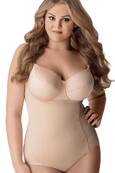 Утягивающее боди Julimex 219 XL Бежевый
