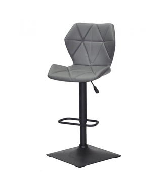Кресло барное Onder Mebli TORINO ЭК СЕРЫЙ 1001 BAR 4 BK-BASE