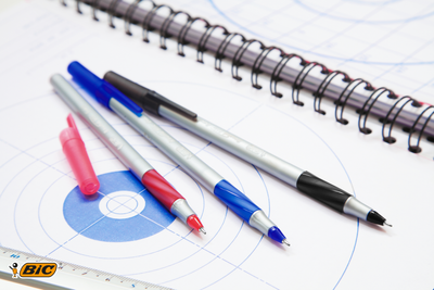Ручки шариковые BIC Round Stic Exact 6+2 шт Синие (3086123408111) 
