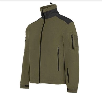 Куртка тактическая флисовая MFH "Heavy-Strike" олива (03841B_XL)