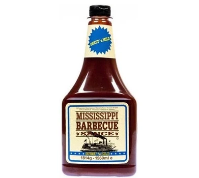 Соус BBQ Mississippi sweet&mild сладко-мягкий, 1814 г