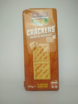 Calorie in Tre Mulini Crackers Salati in Superficie e Valori Nutrizionali