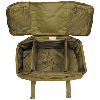 Тактичний дорожній рюкзак-сумка MFH" Travel " 48 літрів койот (30655R)