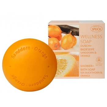 Мило для тіла Speick Wellness Soap Sea Buckthorn & Orange з екстрактом обліпихи та апельсина 200g