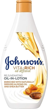 Лосьон для тела Johnson's Vita-Rich Питательный с маслами миндаля и ши 400 мл (3574661544274)