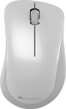 Мышь Canyon Wireless Pixart MW-11 (CNE-CMSW11PW) White Grey