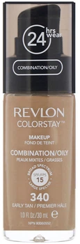 Тональний крем Revlon ColorStay комбінована та жирна шкіра з дозатором 340 Early Tan 30 мл (309974700122)