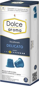 Капсула Dolce Aroma Delicato Decaffeinato для системы Nespresso 5 г х 10 шт (4820093484718)