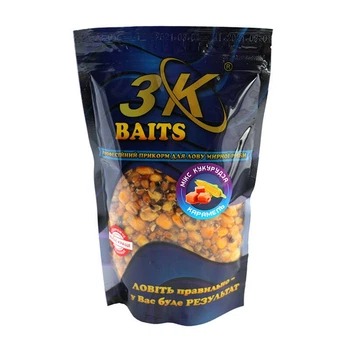 Прикорм 3KBaits Зерновой микс Кукуруза Карамель 500г (3KB1128)