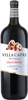 Вино Villa Capri Dolce Rosso червоне напівсолодке 1.5 л 9-13% (4820189292395)