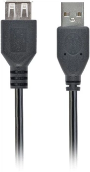 Кабель Cablexpert USB 2.0 0.75 м Black (CC-USB2-AMAF-75CM/300-BK)