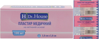 Пластырь медицинский H Dr. House 3.8 см х 3.8 см (5060384392493)