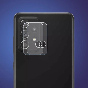 Комплект захисних стекол (2шт) на камеру ENKAY 9H Lens Protector для Samsung Galaxy A52 (A525) / A52s (A528) / Galaxy A72 (А725)