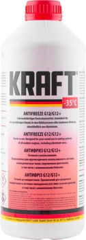 Антифриз Kraft G12 Red G12/G12 + -35 °C для системи охолодження 1.5 л (KF109)