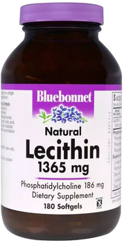 Амінокислота Bluebonnet Nutrition Лецитин 1365 мг Капсули
