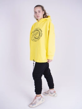 Худи женское Olis-style Эсмира 9932 54 Желтое