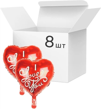 Набор фольгированных шариков Angel Gifts 8 шт 45 см Разноцветных (Я45074_AG1626-006_8)