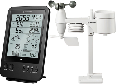 Метеостанція Bresser Weather Center 5-in-1 Black
