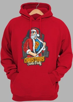 Худі чоловіче JHK Christmas Santa Party (Різдвяна Вечірка У Санти) SWRAKNG-RD/NG 2XL Червоне (2000000946962)