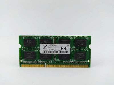 Оперативная память для ноутбука SODIMM PQI DDR3 2Gb 1066MHz PC3-8500S (MFCBG423PA) 4435 Б/У