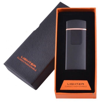 Електрична запальничка Emlight E, USB, Подарункова упаковка, Black
