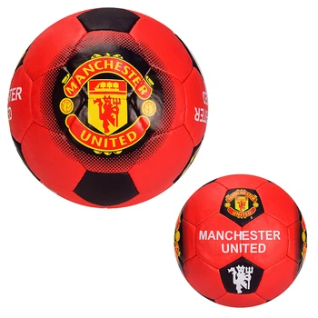 Футбольний м'яч №5 Manchester United PU 32 панелі червоний FP087