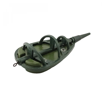 Кормушка Mad Carp Flat Feeder зелёная 80гр