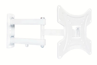 Крепление для ТВ Walfix, VESA 200x200, до 25 кг, поворот на 180°, наклон от -15° до +5°, отступ от стены 54-425 White