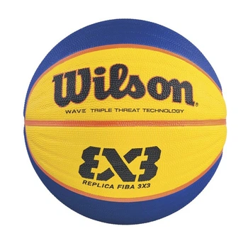Мяч баскетбольный Wilson FIBA 3X3 MINI RBR BSKT 2020 №3 Синий/желтый WTB1733XB2020