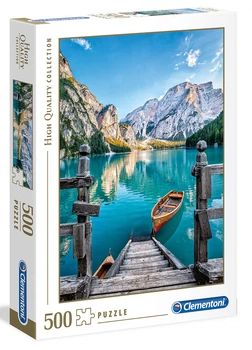 Пазли Clementoni - High Quality Collection - Озеро Браєс, Італія, 500 елементів (35039)