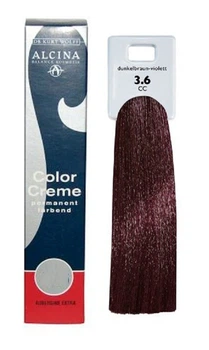 Крем-краска Alcina Balance Color Carrier System 3.6 амиачная для волос баклажан 80мл