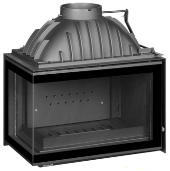 Каминная топка UNIFLAM 700 PLUS ECO С ШИБЕРОМ ЛЕВОЕ СТЕКЛО