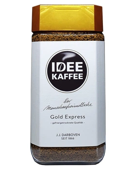 Кава розчинна Idee Caffe Gold Express 200 г у скляній банці JJDarboven (51988)