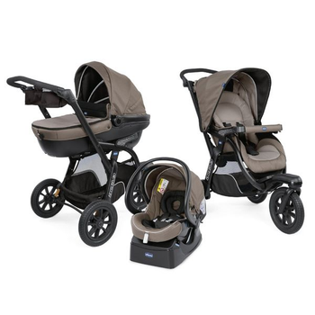 Универсальная коляска 3 в 1 Chicco Trio Activ3 Top Коричневая (79270.34)