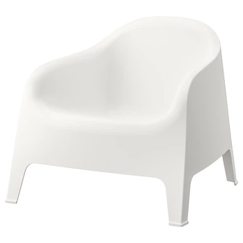 Садовое кресло IKEA SKARPO белый 702.341.85
