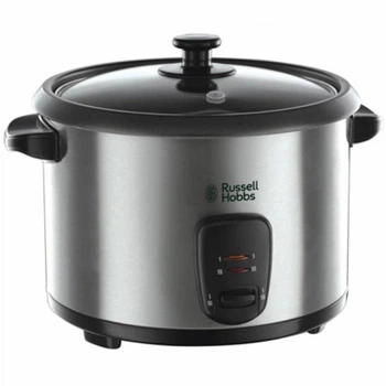 Рисоварка Russell Hobbs Cook&Home, чаша-1.8л, електронне керування, нержавіюча сталь, чорний