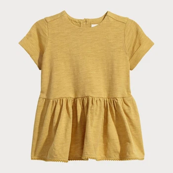 Дитяча літня сукня для дівчинки H&M KEL44111578 56 см Гірчична (Er_2000000267715)